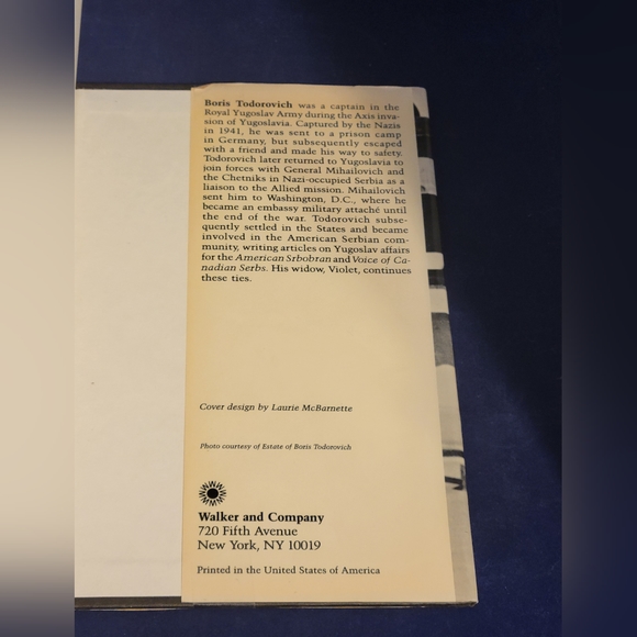 VTG 1989 LAST WORDS MEMOIR OF WORLD WAR II AND THE YUGOSLAV TRAGEDY Used, VG DJ - Picture 9 of 10